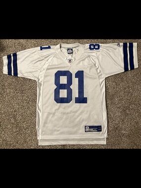 Terrell Owens Dallas Cowboys Reebok White Jersey Medium